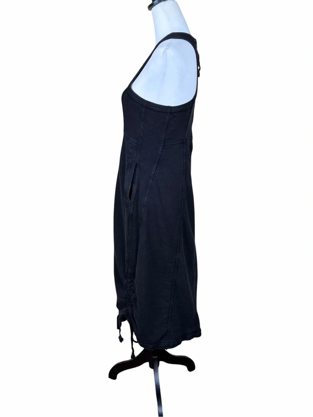 Daily Practice Midi Dress Size XS Black Cotton Racerback Casual Gorpcore Granola